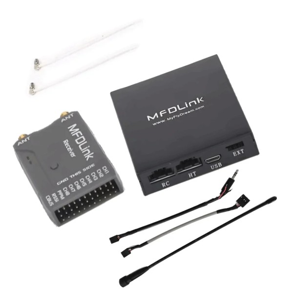 MyFlyDream MFDLink Rlink Plus 433Mhz 16CH 1W RC UHF 8 Channel telecomando esteso a lungo raggio UHF TX RX ricevitore RC FPV Drone